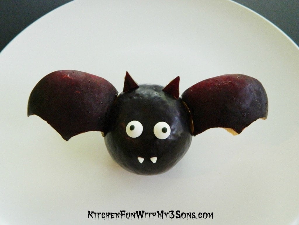 Halloween Fruit Bat Snack