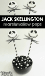 Nightmare Before Christmas Jack Skellington Marshmallow Pops