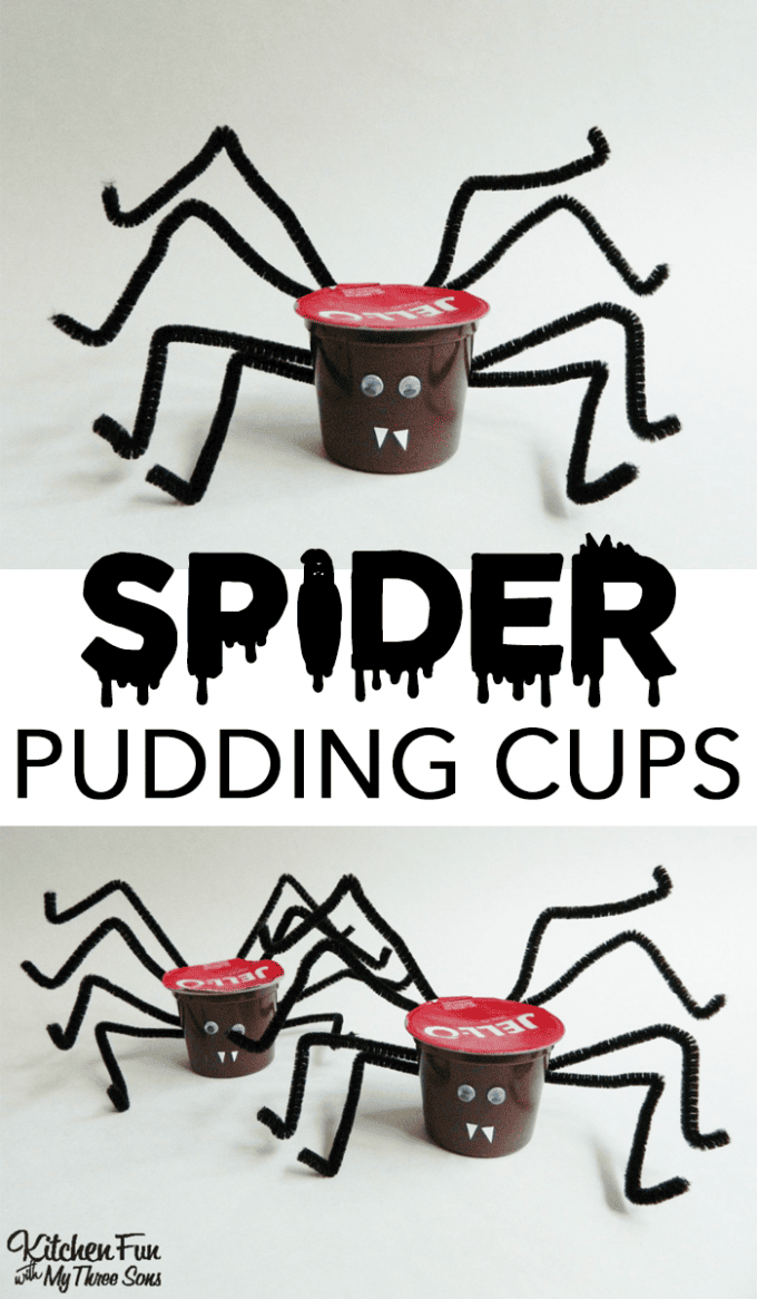 Halloween Spider JELL-O Pudding Cups