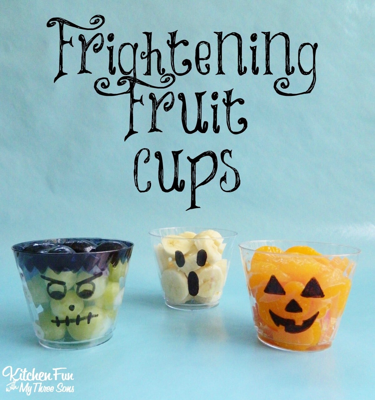 halloween fruit cup