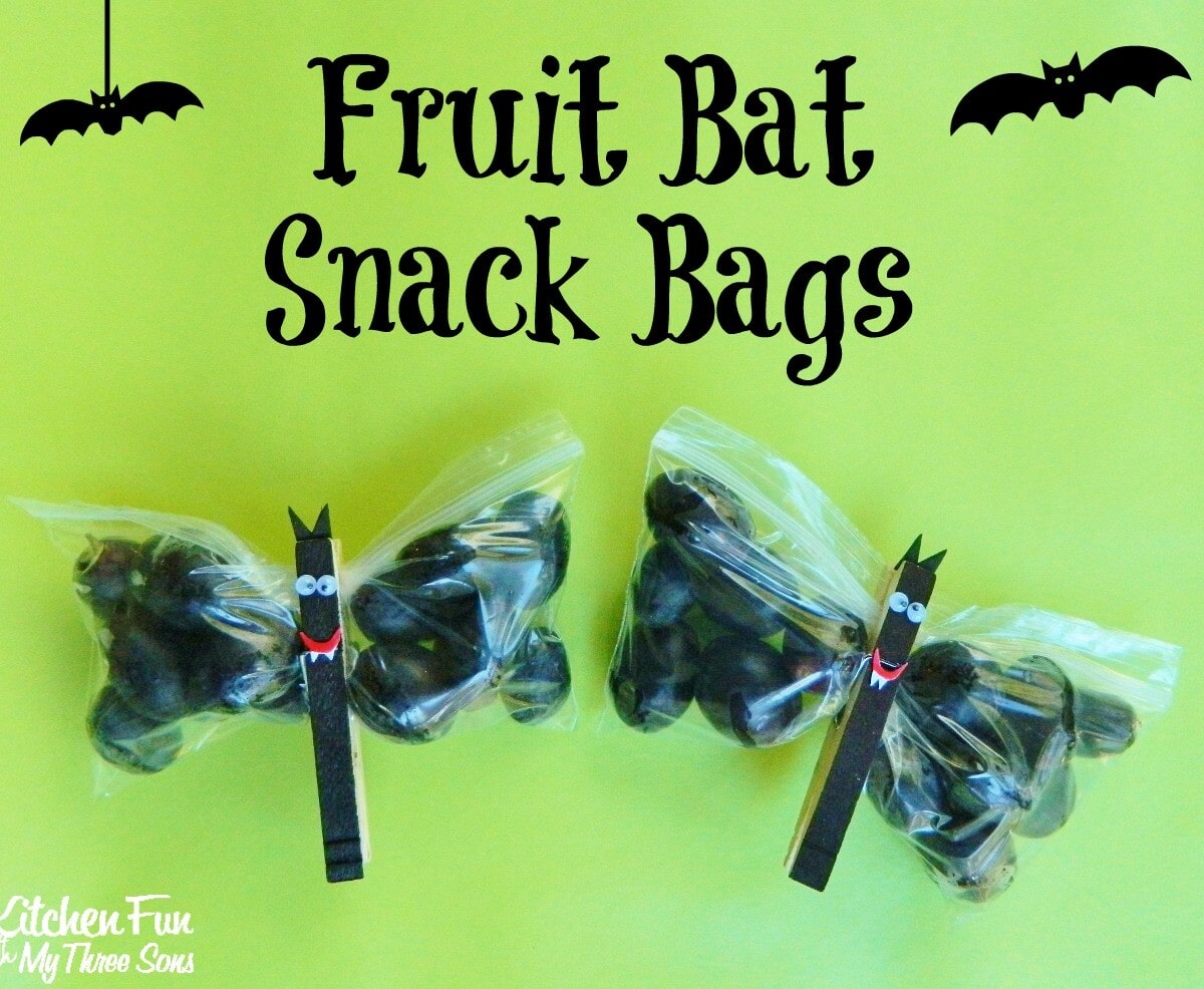Fruit bat snack bags