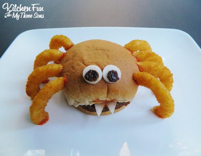 Halloween Spider Burger