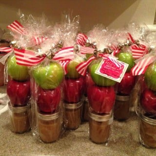 Apple & Salted Caramel Dip for Teachers or Christmas!