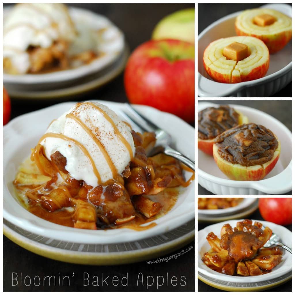 Blooming Baked Apples