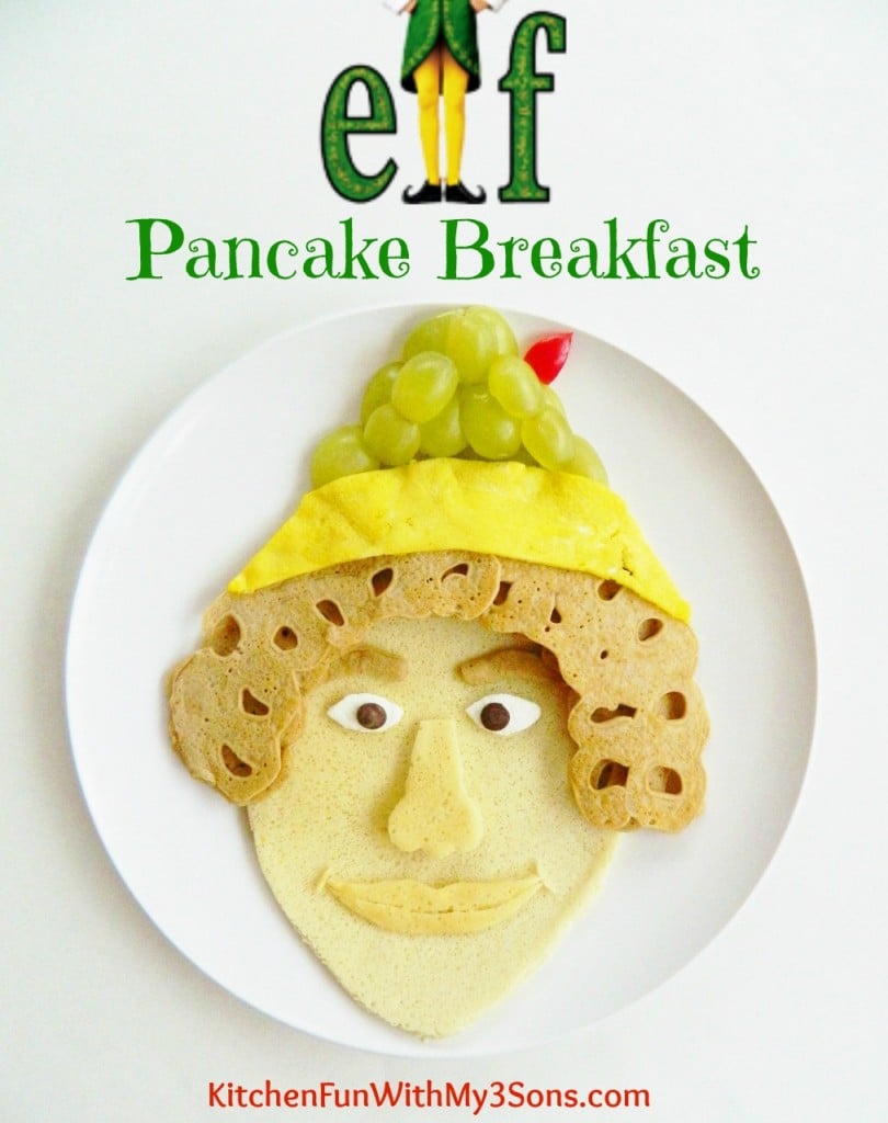 Buddy the Elf Pancakes for Breakfast