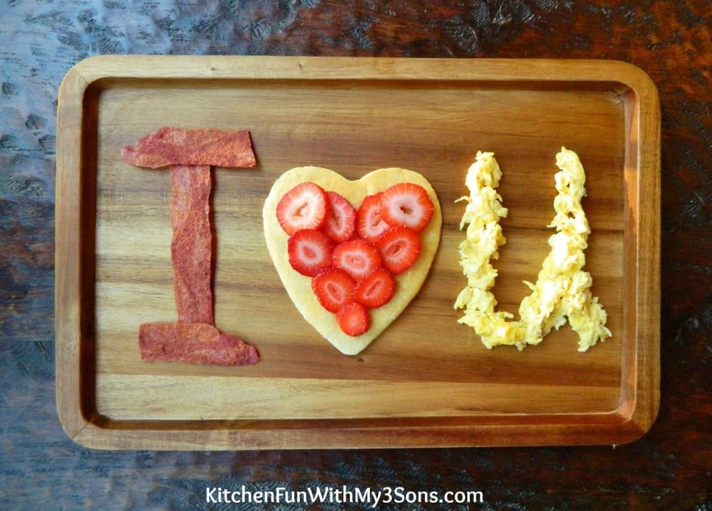 Valentine Breakfast Idea from KitchenFunWithMy3Sons.com