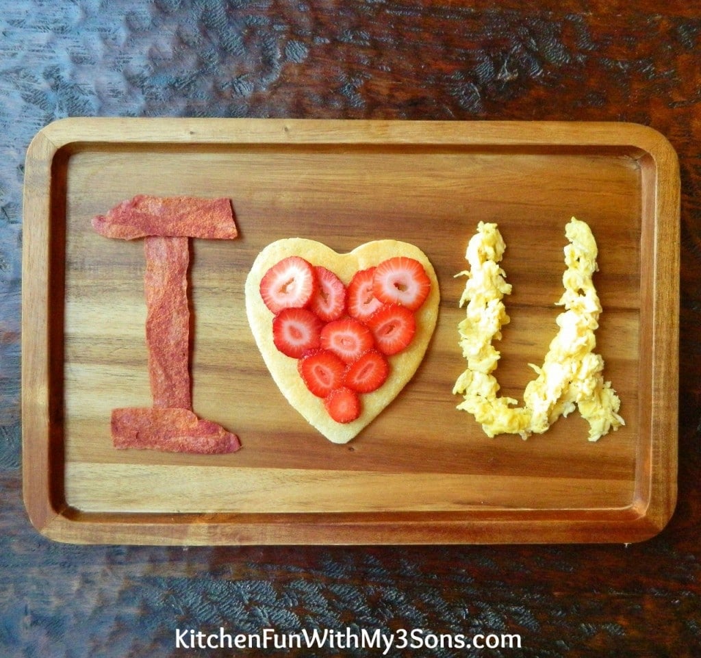 Valentine Breakfast Idea from KitchenFunWithMy3Sons.com
