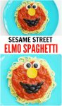 Elmo Spaghetti Dinner for your little Sesame Street Fans!