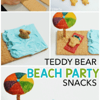 Teddy Bear Graham Cracker Beach Snacks