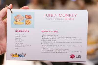 Funky Monkey Bento Lunch with LG Electronics!