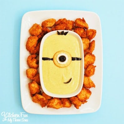 Honey Mustard MINION Dip from KitchenFunWithMy3Sons.com
