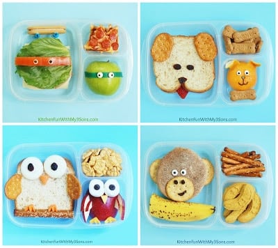 Back to School Bento Box Lunch ideas from KitchenFunWithMy3Sons.com