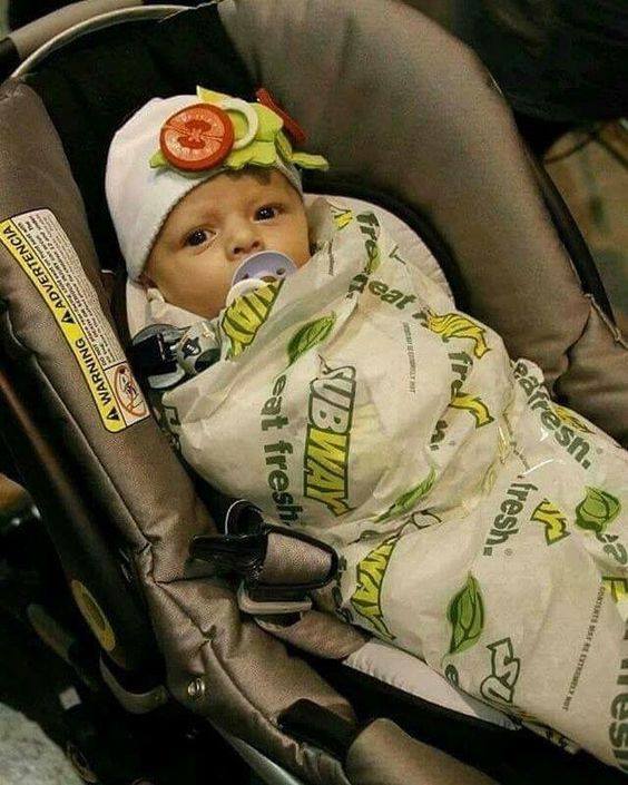 Subway Baby Costume for Halloween