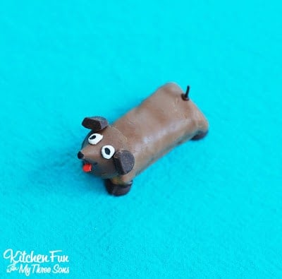 Candy Bar Dog Treats...so cute & easy to make from KitchenFunWithMy3Sons.com