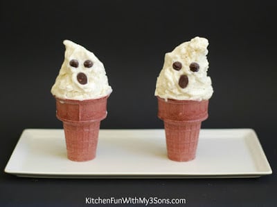 ghost ice cream cones