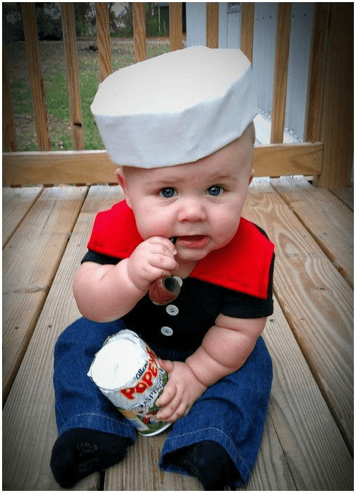 Popeye Baby Costume