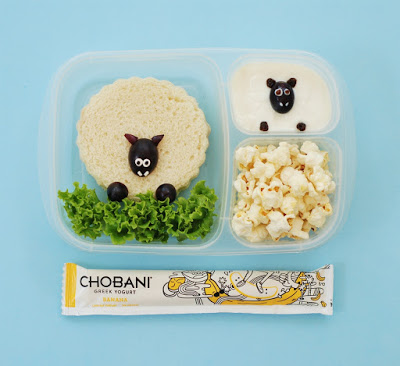 Sheep Bento Lunch with Chobani!