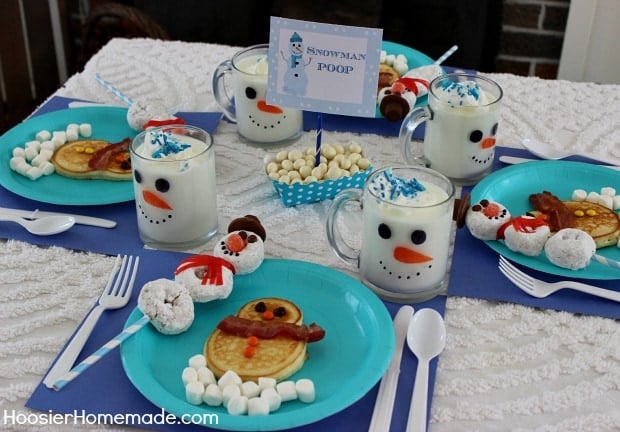 Snowman Breakfast for Kids!