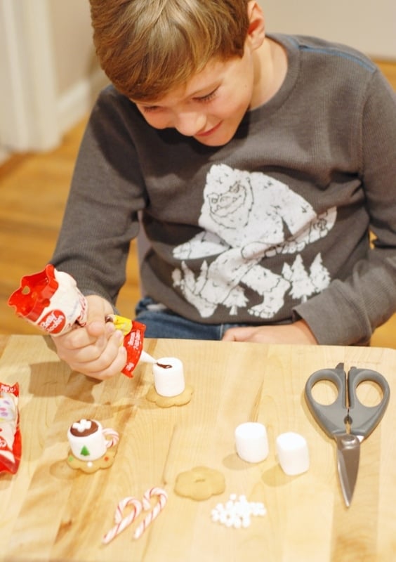 Christmas Hot Cocoa Marshmallow Cookie Treats