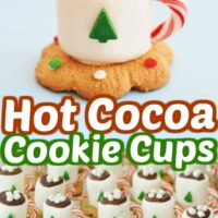 Hot Cocoa Cookie Cups PInterest