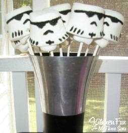 Star Wars Storm Trooper Marshmallow Pops