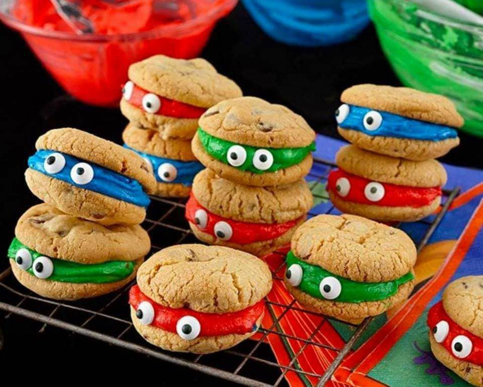 Easy Ninja Turtle Cookies