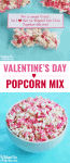 Valentine's Day Snack - White Chocolate Popcorn with a Free Printable!