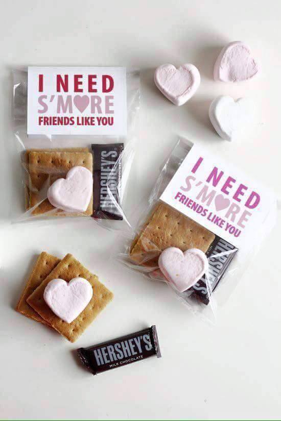 I Need S'more Friends Like You Valentine....these are the BEST Valentine Ideas for Kids!
