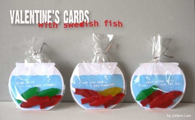 Valentine's Day Swedish Fish Cards