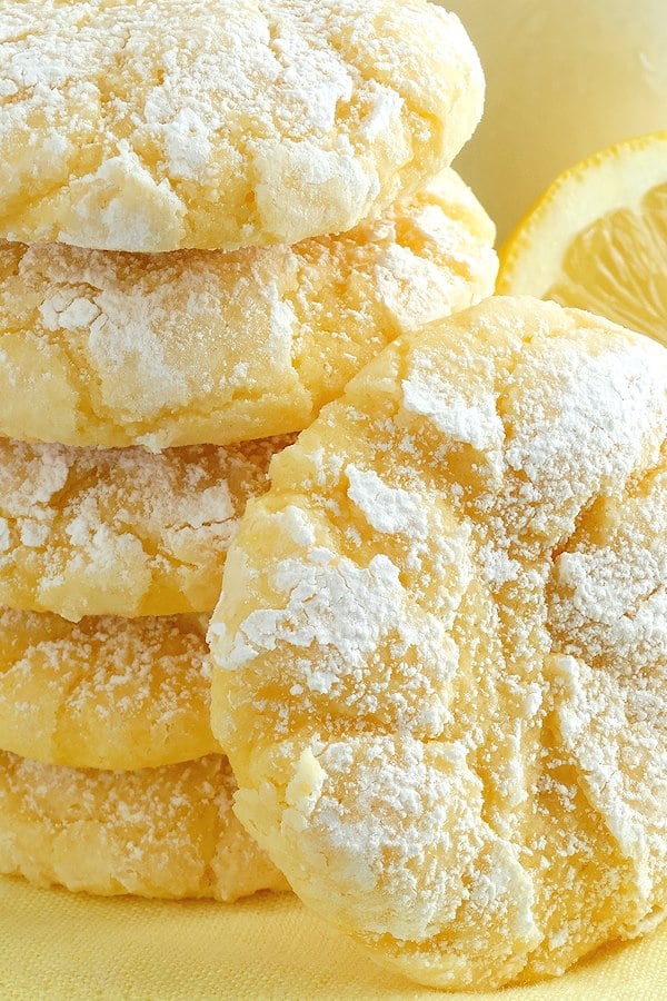 Lemon Gooey Butter Cookies