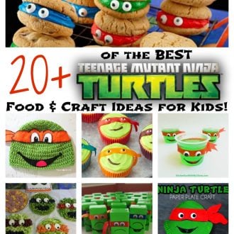 Over 20 of the BEST Teenage Mutant Ninja Turtles Food & Craft Ideas for Kids! KitchenFunWithMy3Sons.com