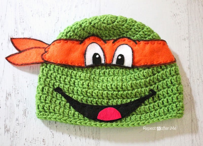 TMNT Crochet Hat Pattern