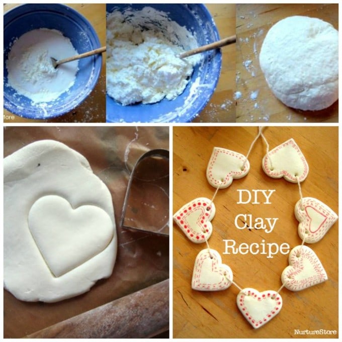 DIY Clay Hearts for Valentine's Day