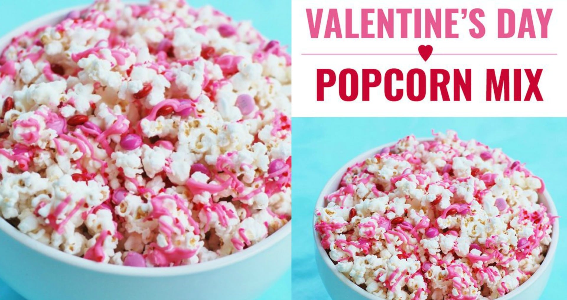 Valentine's Day Snack - White Chocolate Popcorn - Free Printable - Kitchen  Fun With My 3 Sons