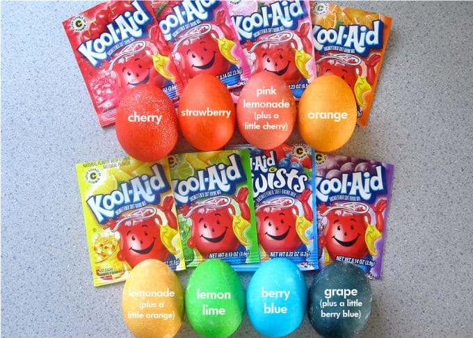 kool-aid Easter Eggs