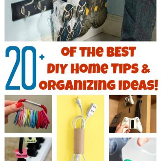 20+ of the BEST DIY Home Tips & Organization Ideas from KitchenFunWithMy3Sons.com