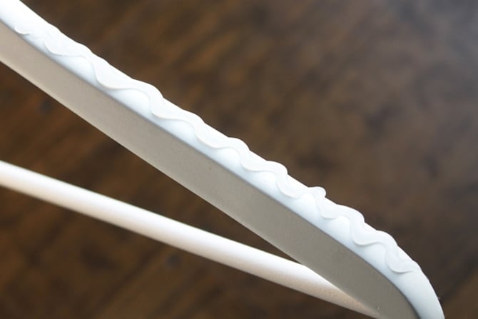 Create Non-Slip Hangers with Hot Glue!