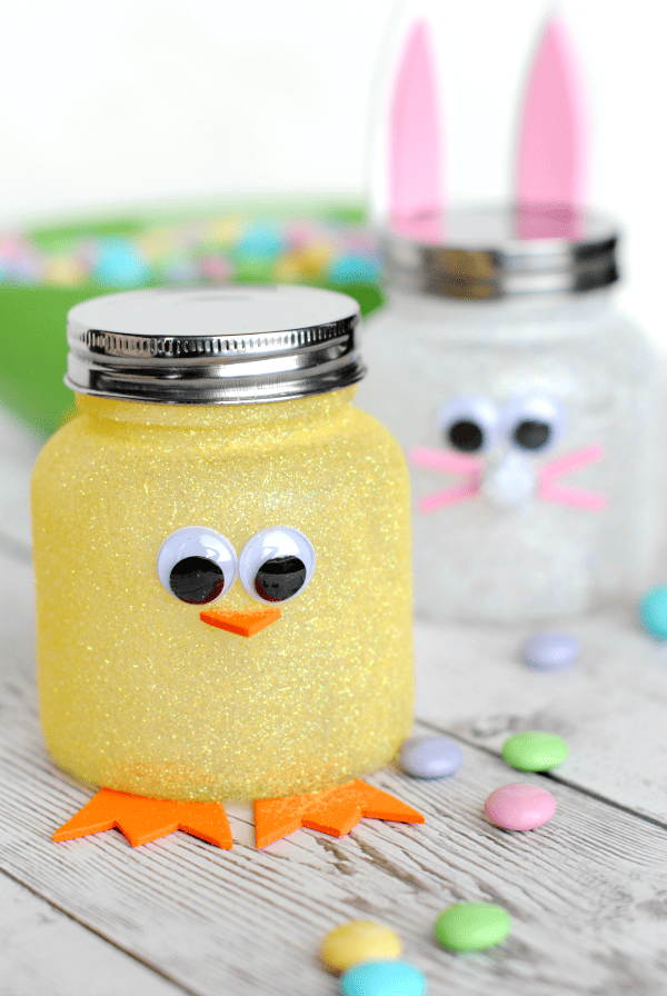 DIY Easter Candy Jars Craft