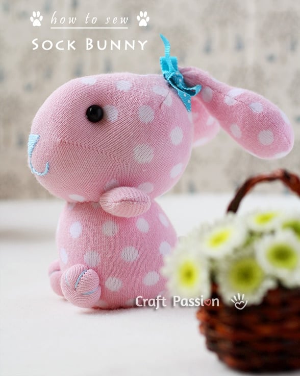 Sock Easter Bunny Tutorial