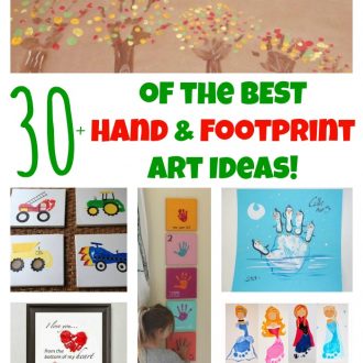 30+ of the BEST Hand & Footprint Art Ideas!