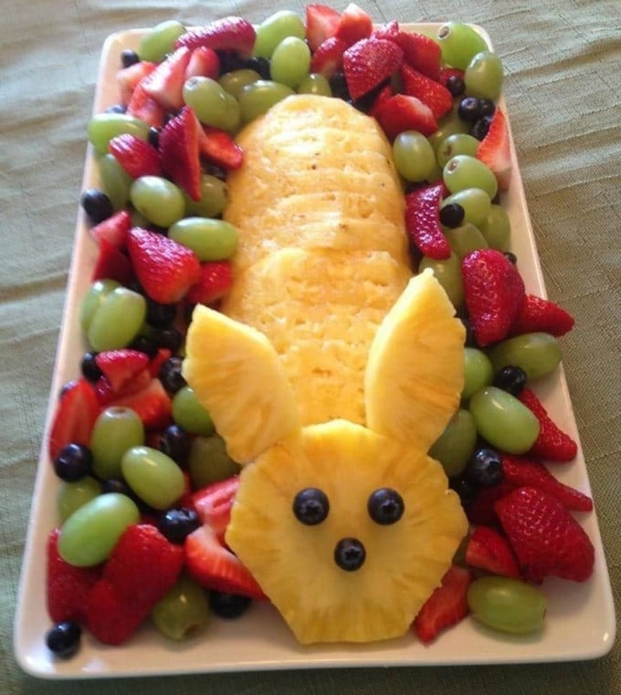 Easter Pineapple Fruit Bunny