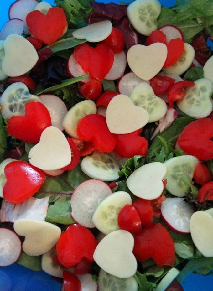 Valentine Heart Salad