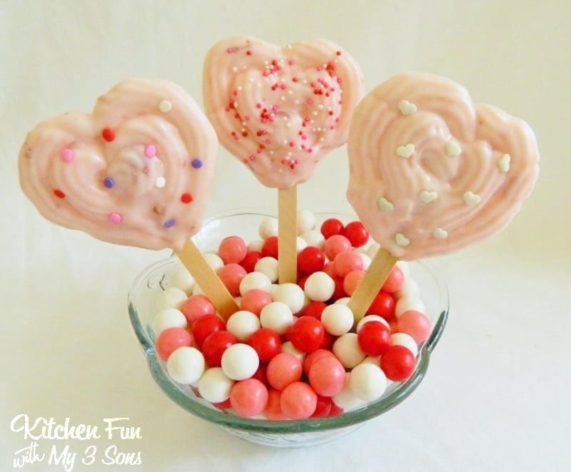 Valentine's Day Heart Yogurt Pops 