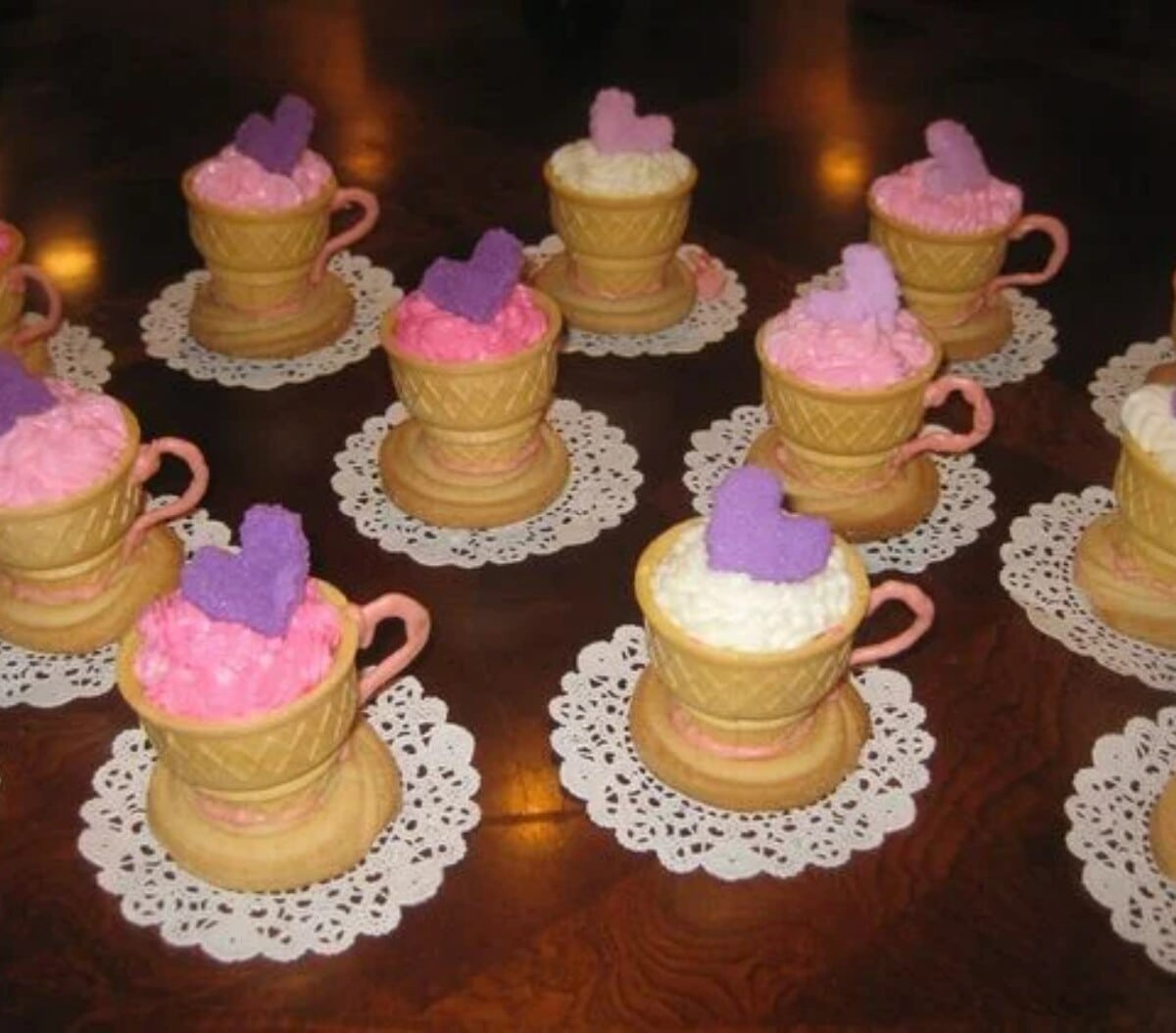 Mini Cupcake Teacups