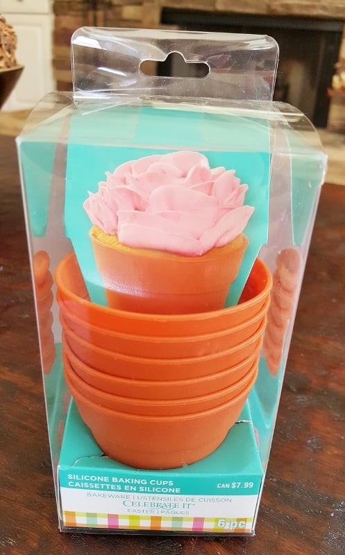 Flower Pot Cupcakes for Spring from KitchenFunWithMy3Sons.com