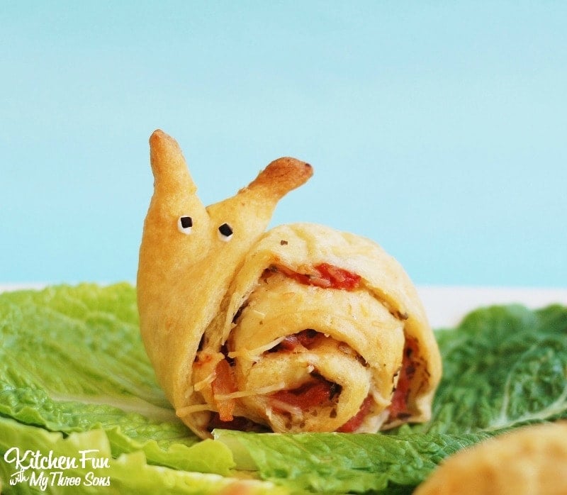 Snail Pesto Pinwheels Appetizer 