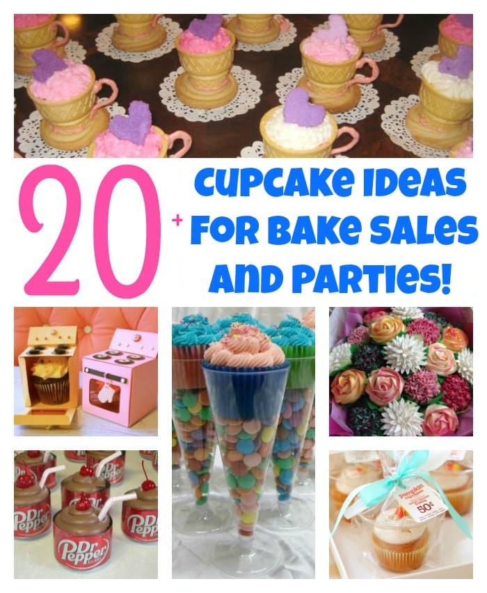 Over 20 of the BEST Cupcake Ideas for Bake Sales & Parties
