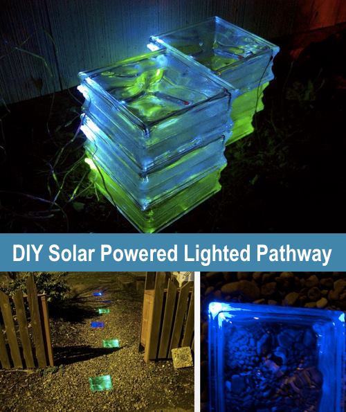 DIY Solar Powered Lighted Pathway...these are the BEST DIY Yard Ideas!