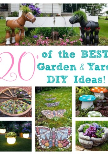 Over 20 of the BEST DIY Garden & Yard Ideas!