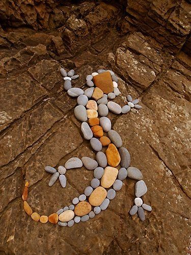 Lizard Rocks Yard Art